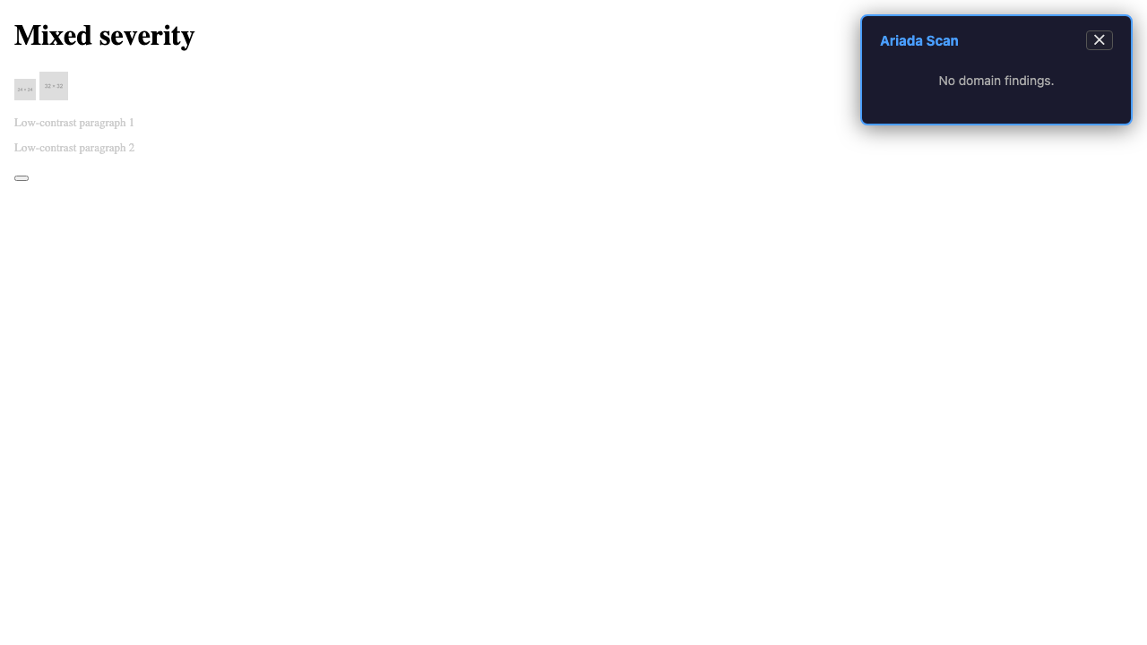 After Tab press — keyboard focus is within the overlay shadow root